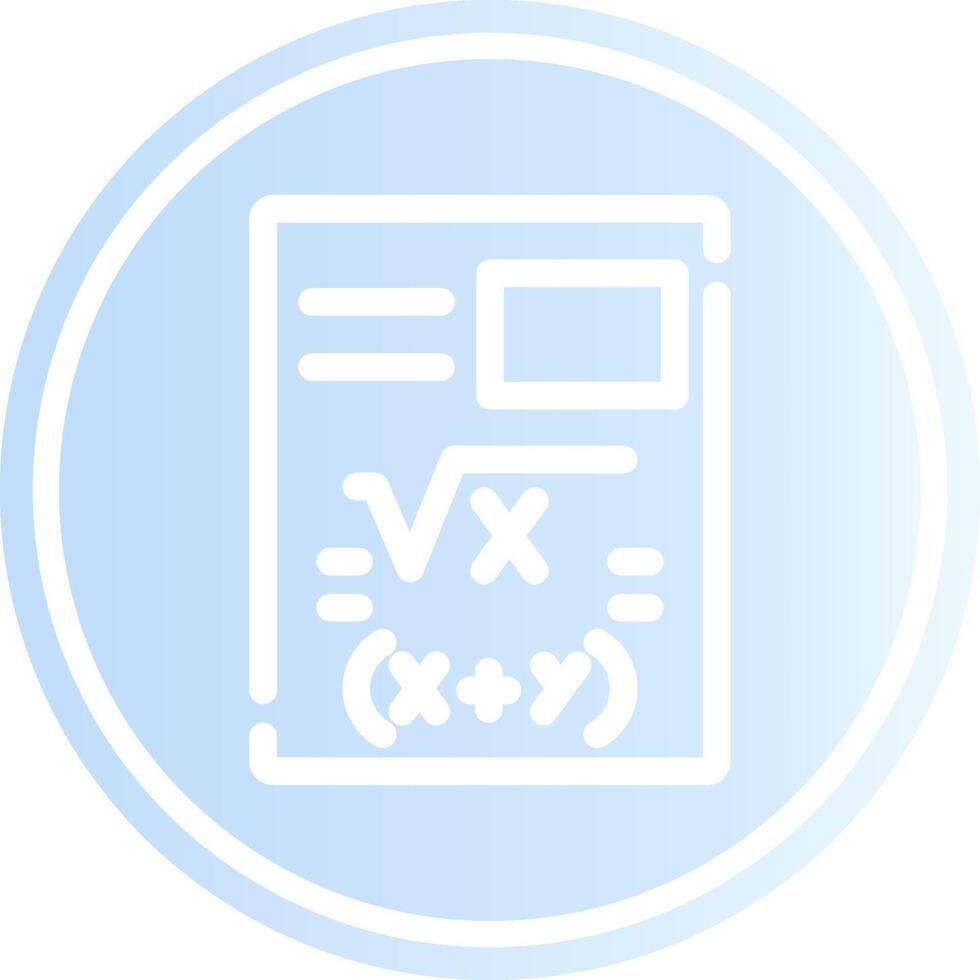 Maths Creative Icon Design vector