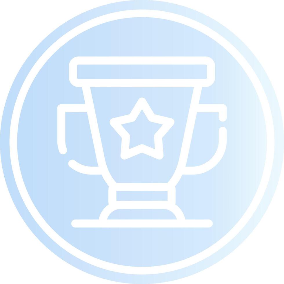 diseño de icono creativo de trofeo vector