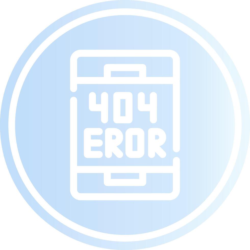 Error Creative Icon Design vector