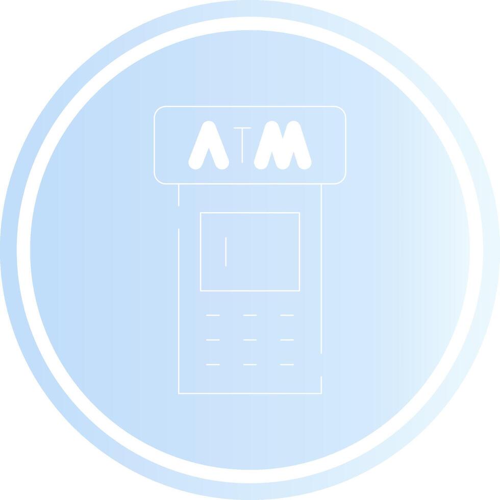 ATM Machine Creative Icon Design vector