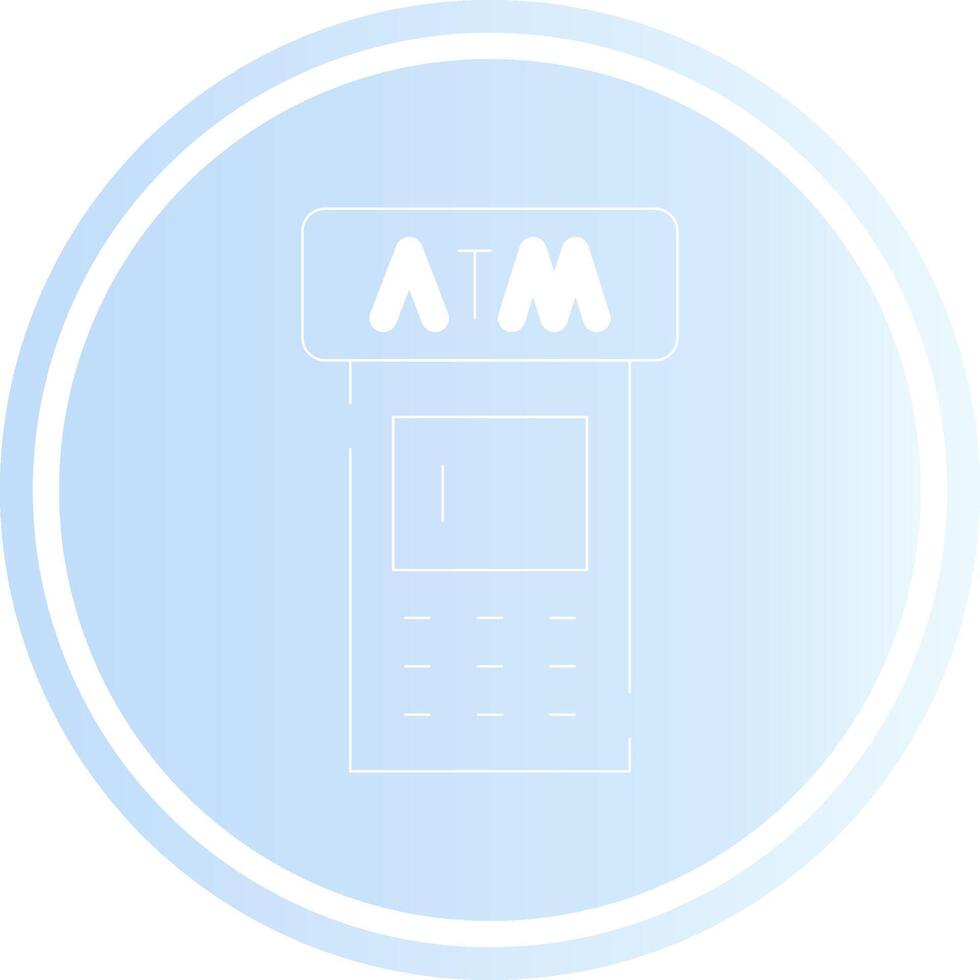 ATM Machine Creative Icon Design vector