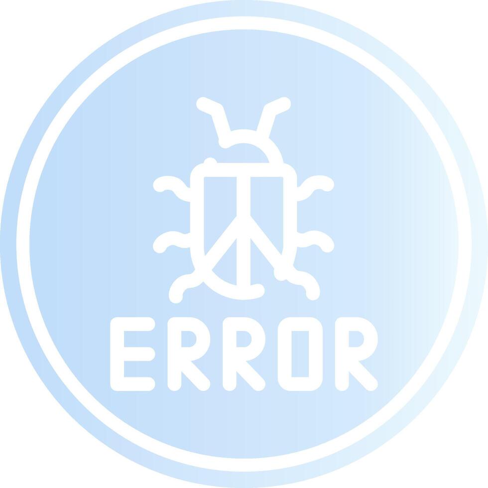 diseño de icono creativo de error vector