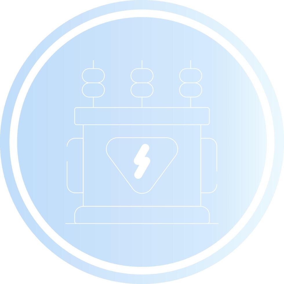 Power Transformer Creative Icon Design vector