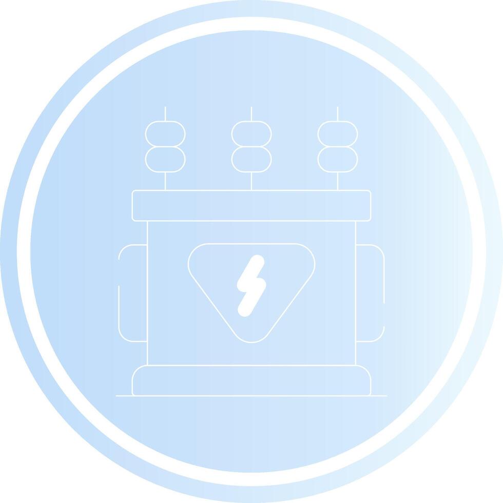 Power Transformer Creative Icon Design vector