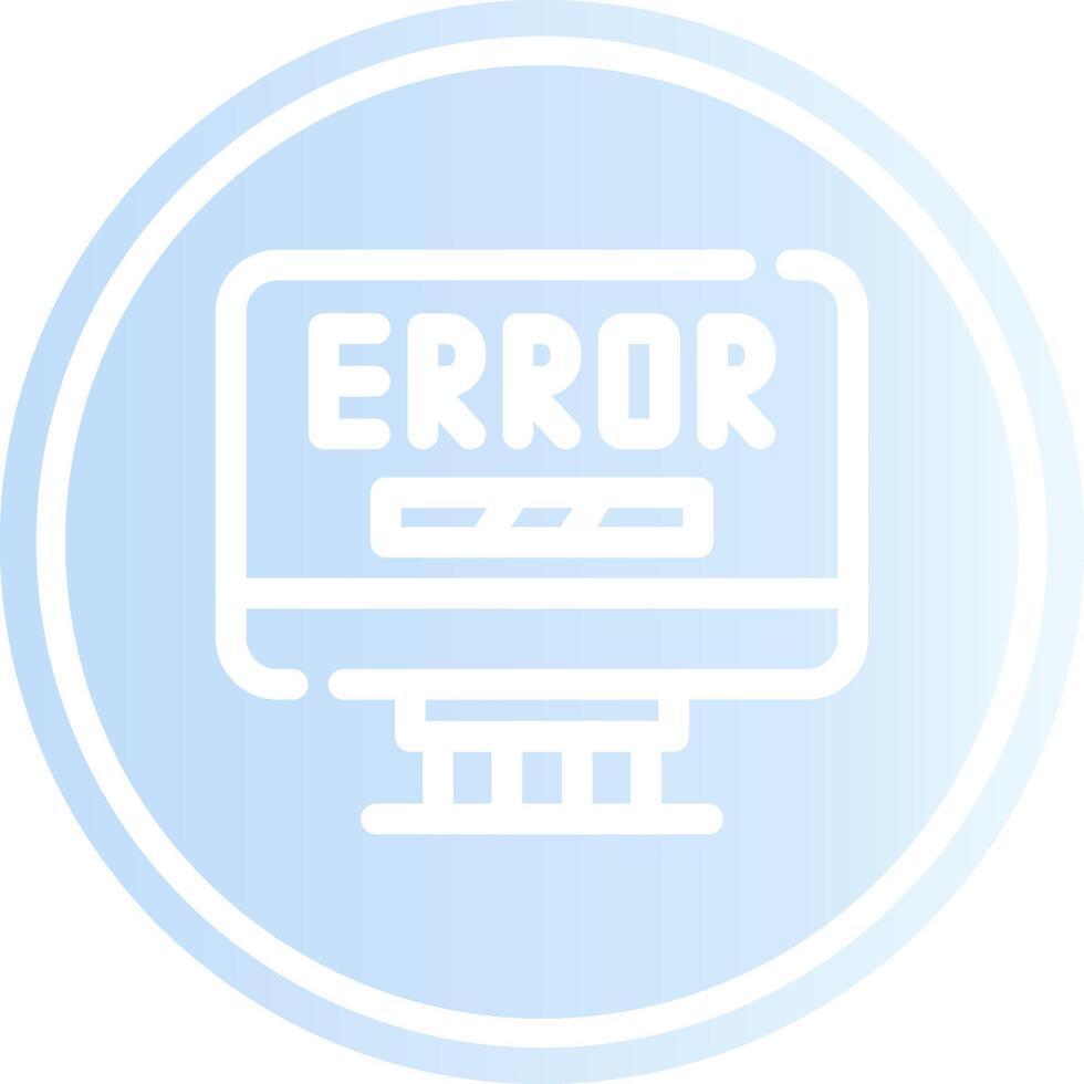 Error Creative Icon Design vector