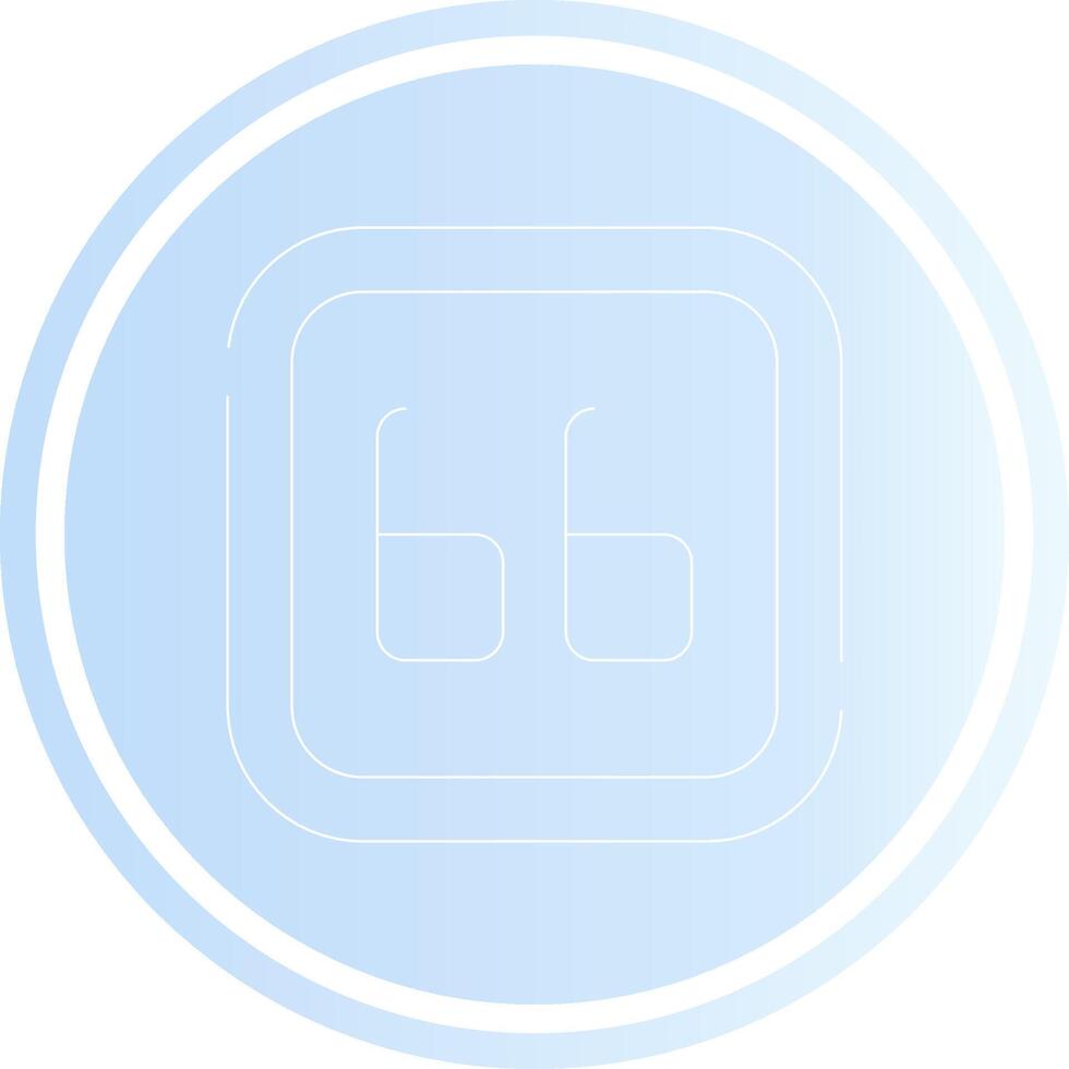 Quotation Creative Icon Design vector