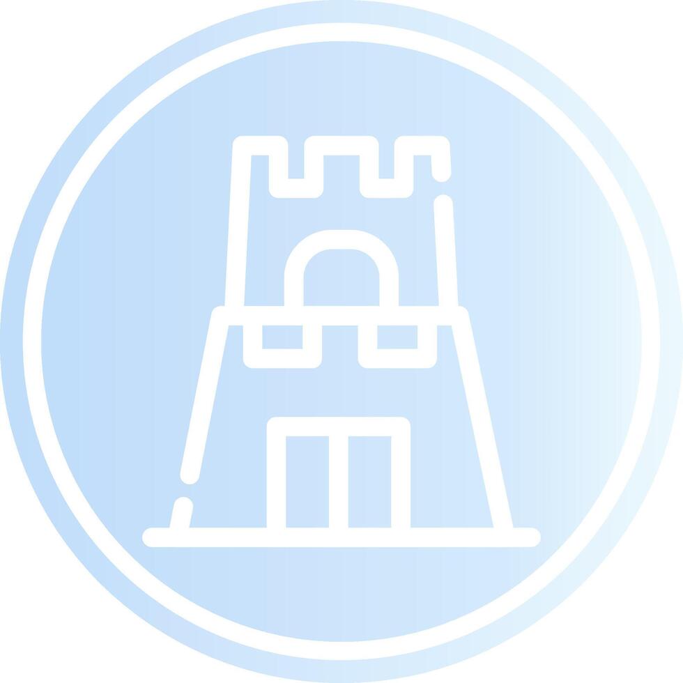 Castle Toy Creative Icon Design vector