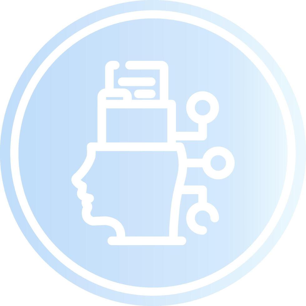 Intelligent Data Creative Icon Design vector