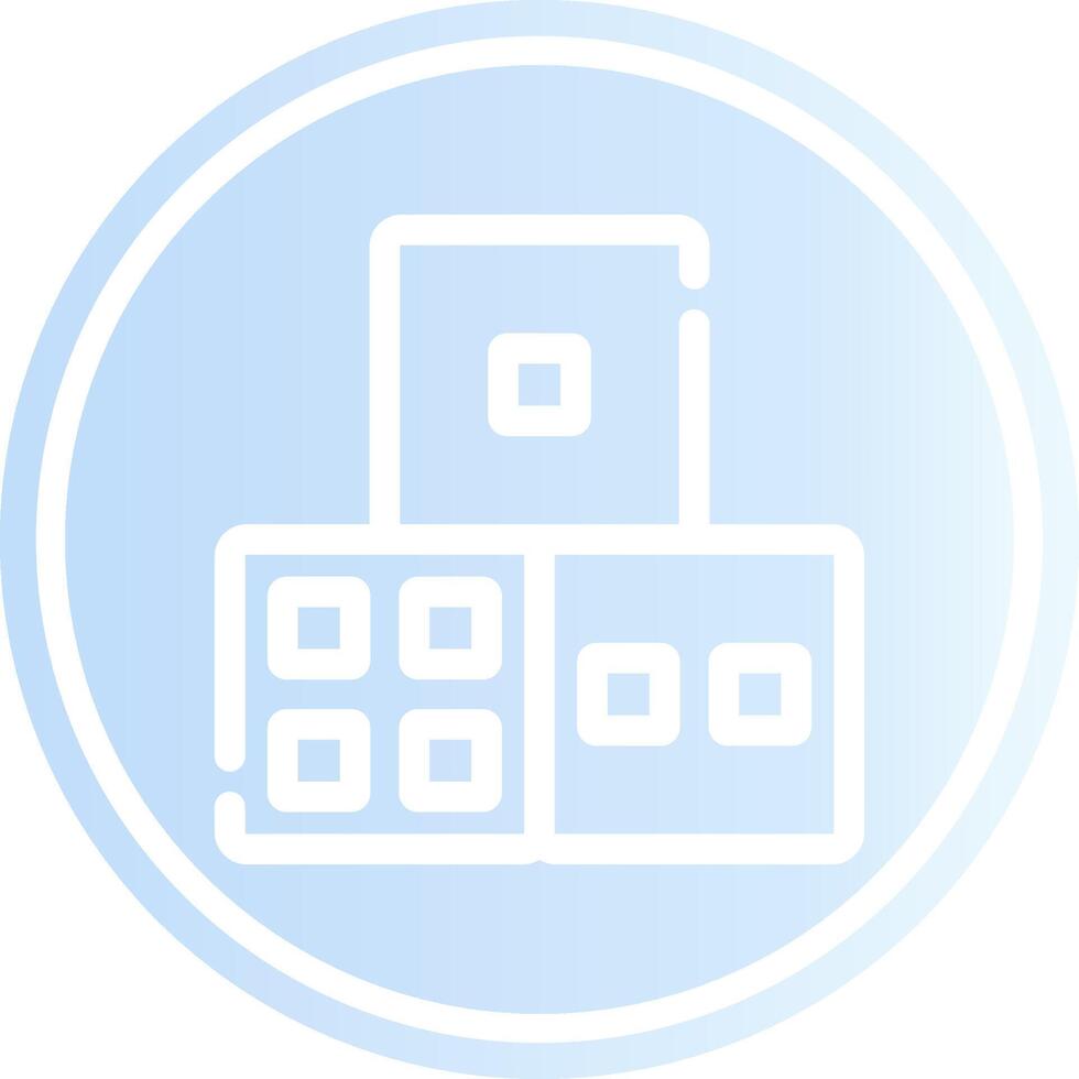 Dice Creative Icon Design vector