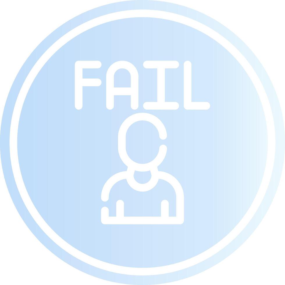 Fail Creative Icon Design vector