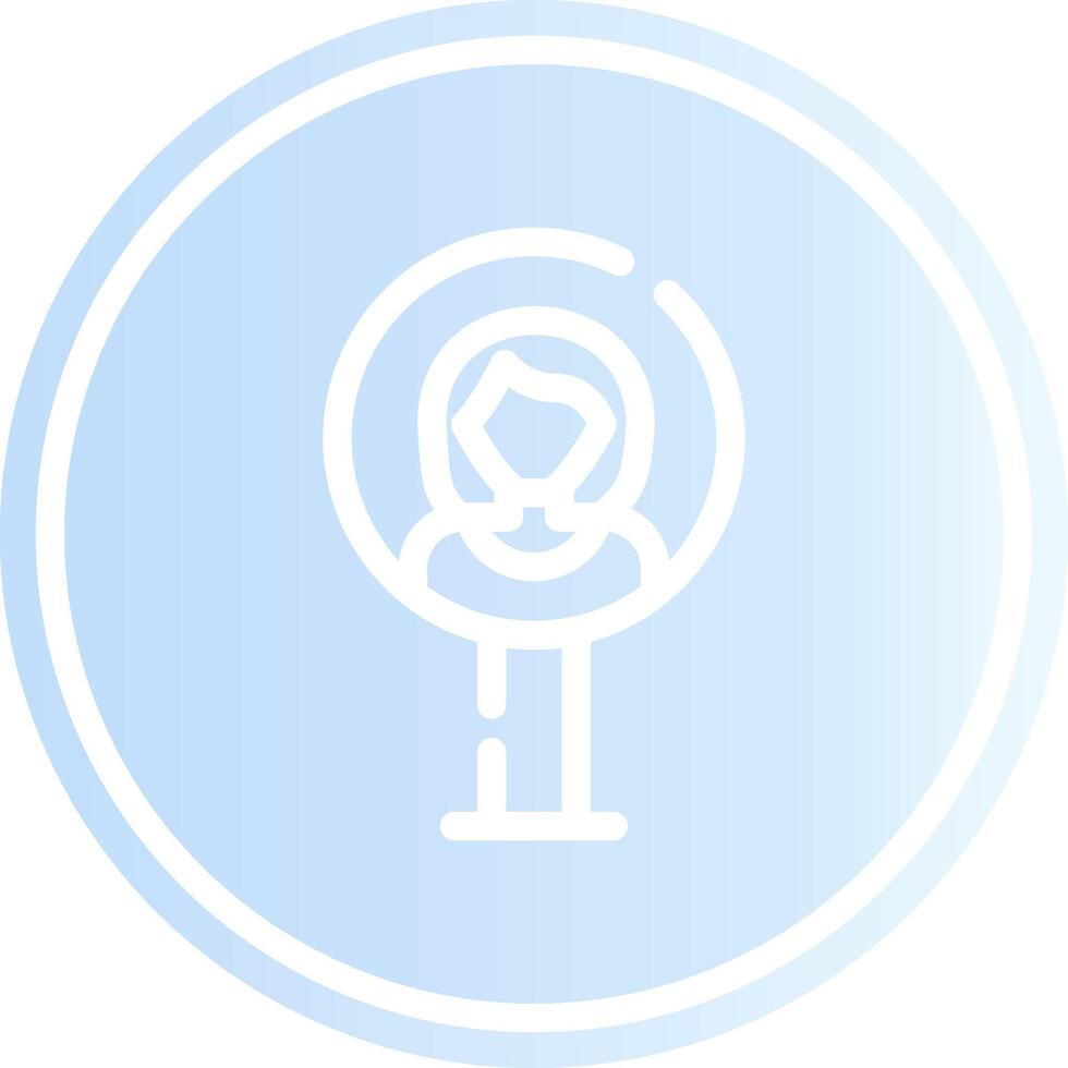 User Placeholder Creative Icon Design vector