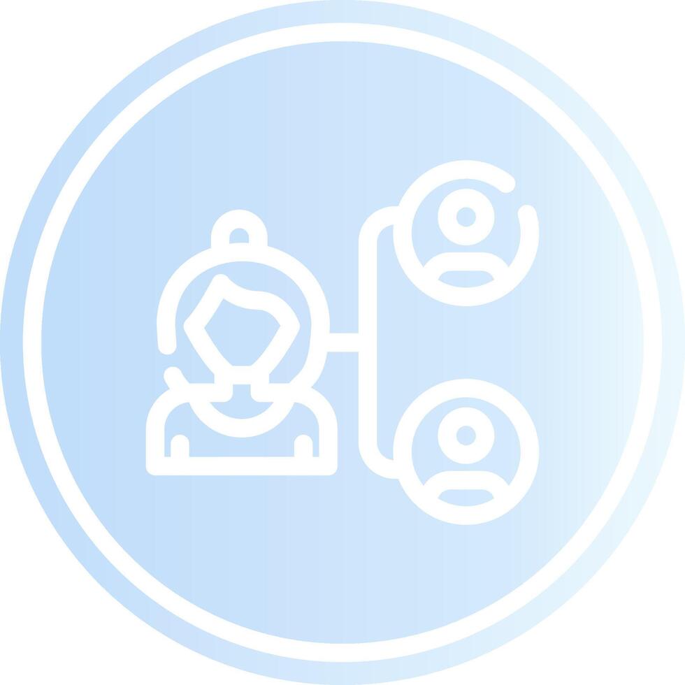 Manager Creative Icon Design vector