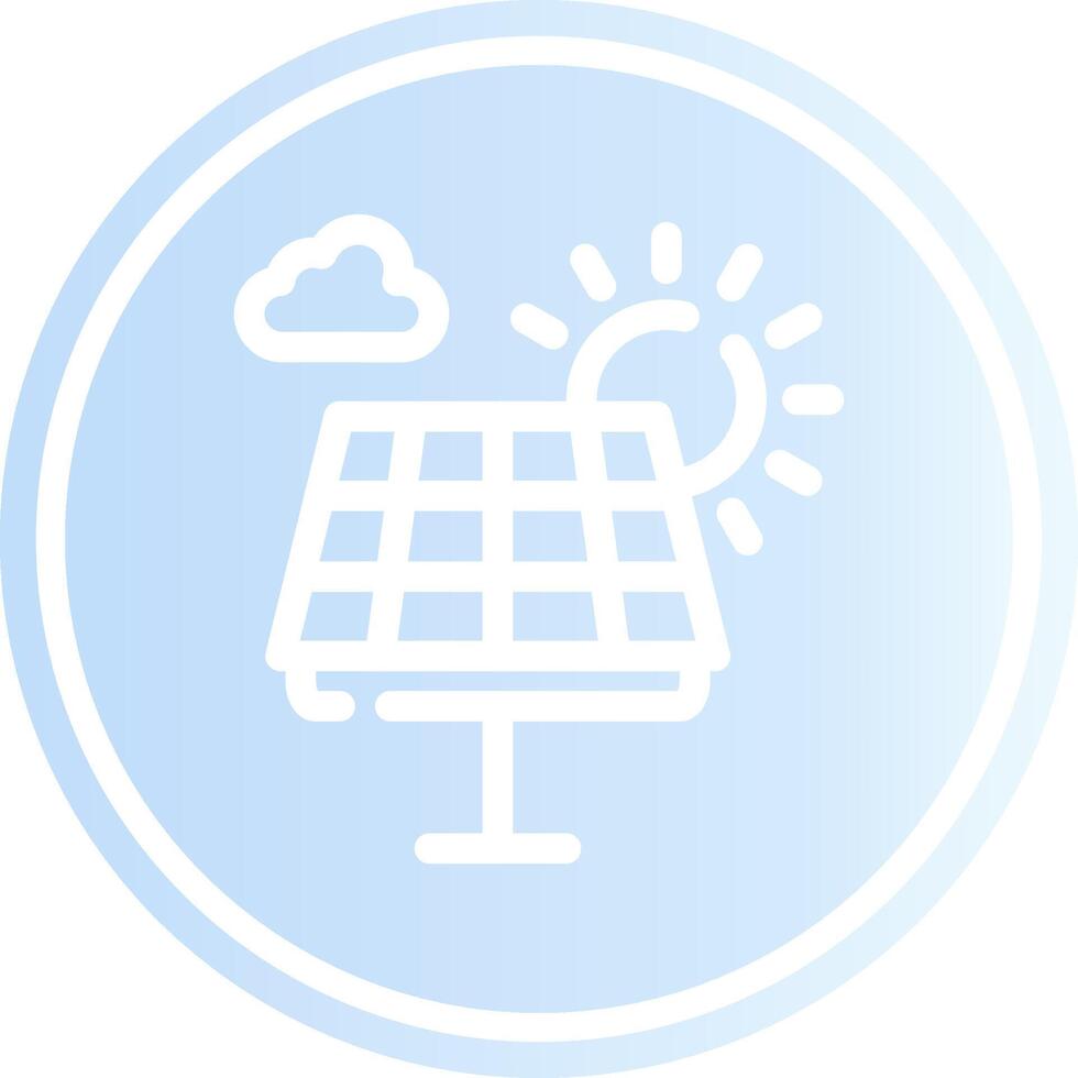 diseño de icono creativo de panel solar vector