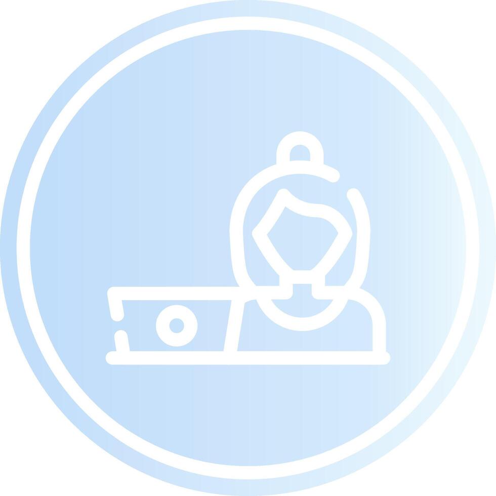 Hard At Work Creative Icon Design vector