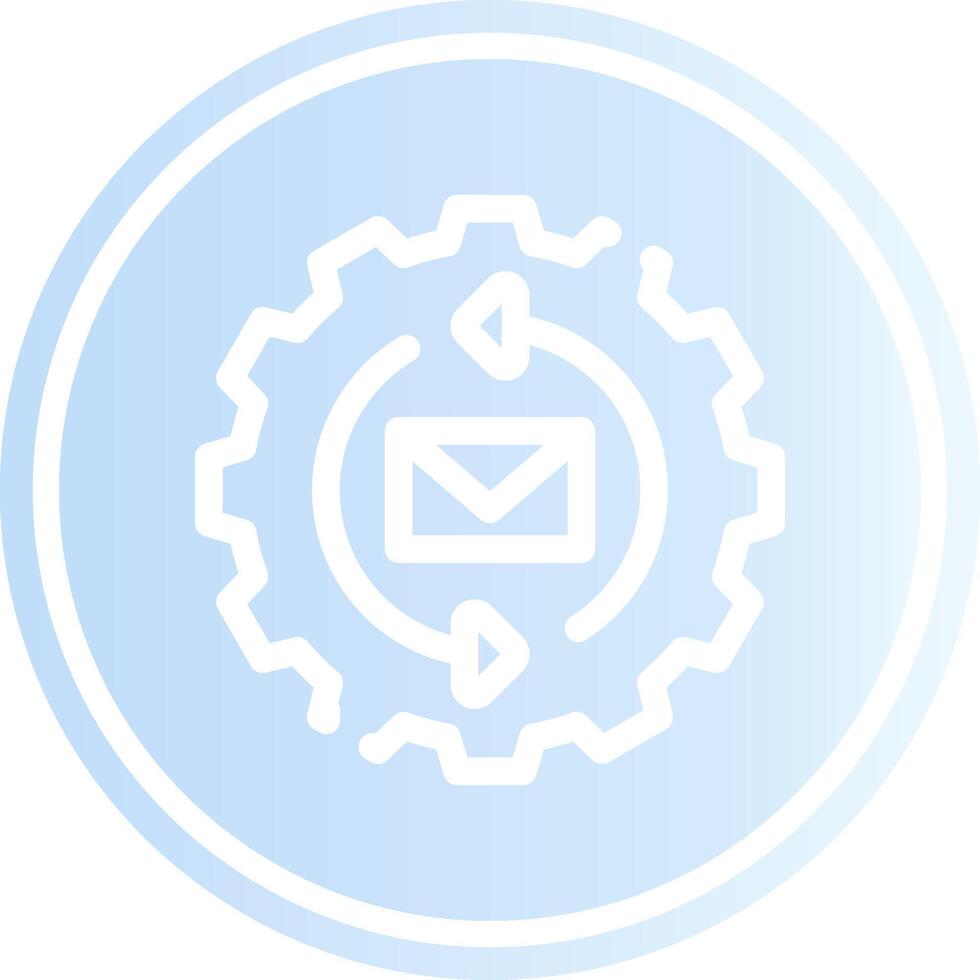 Marketing Automation Creative Icon Design vector