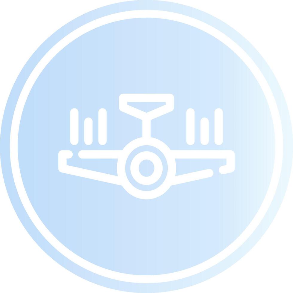 Airplane Creative Icon Design vector