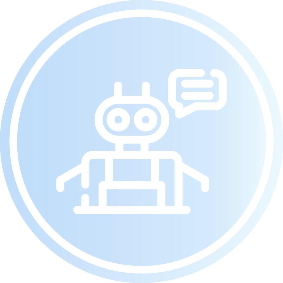 Chatbot Creative Icon Design vector