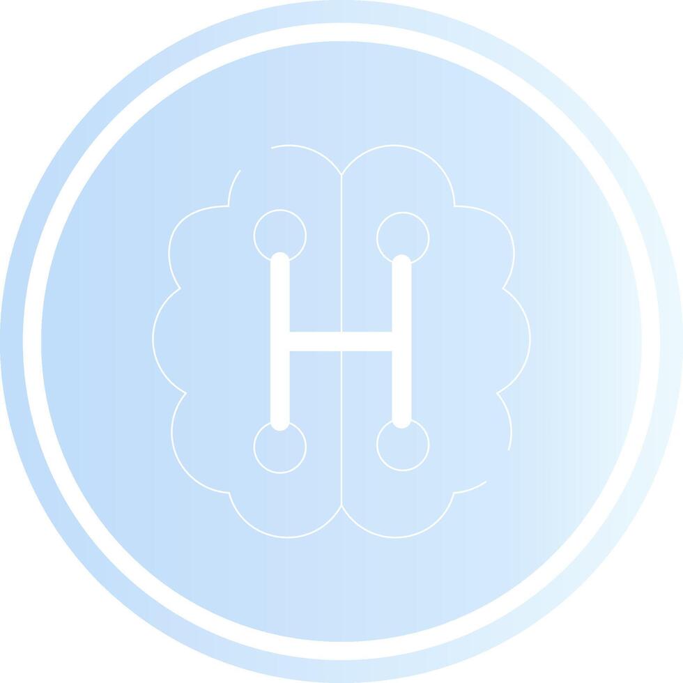 Humanoid Robot Creative Icon Design vector