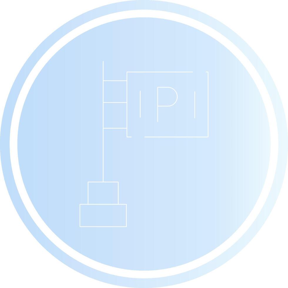 Parking Creative Icon Design vector