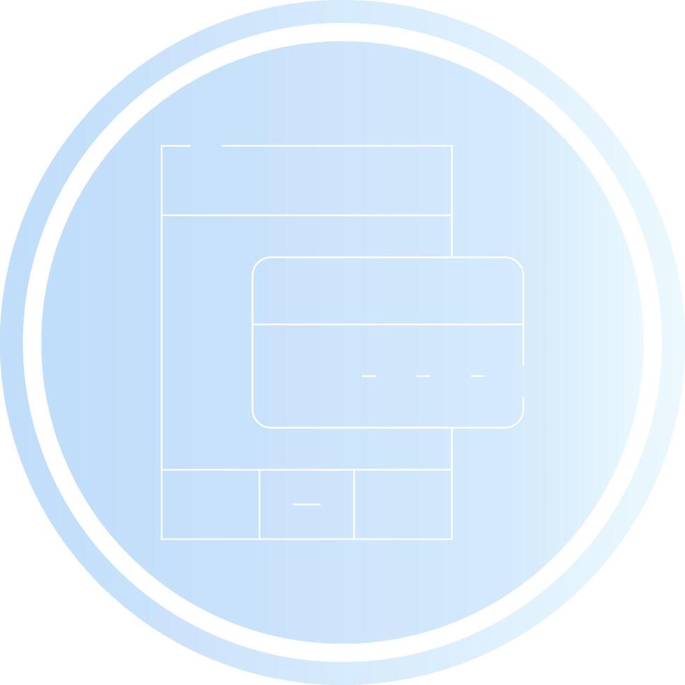 Online Payment Creative Icon Design vector