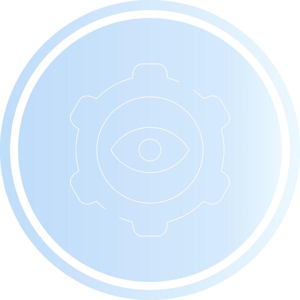 Eye Setting Creative Icon Design vector