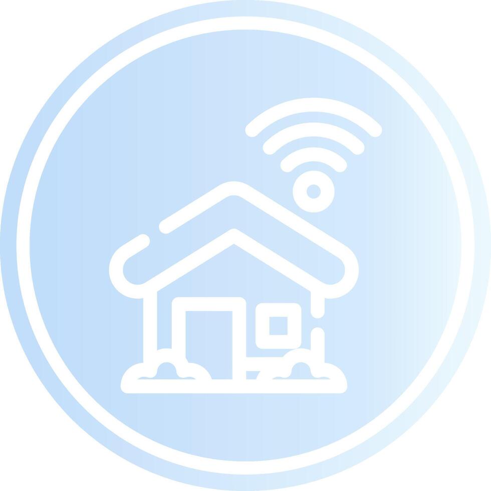 Smart Home Creative Icon Design vector