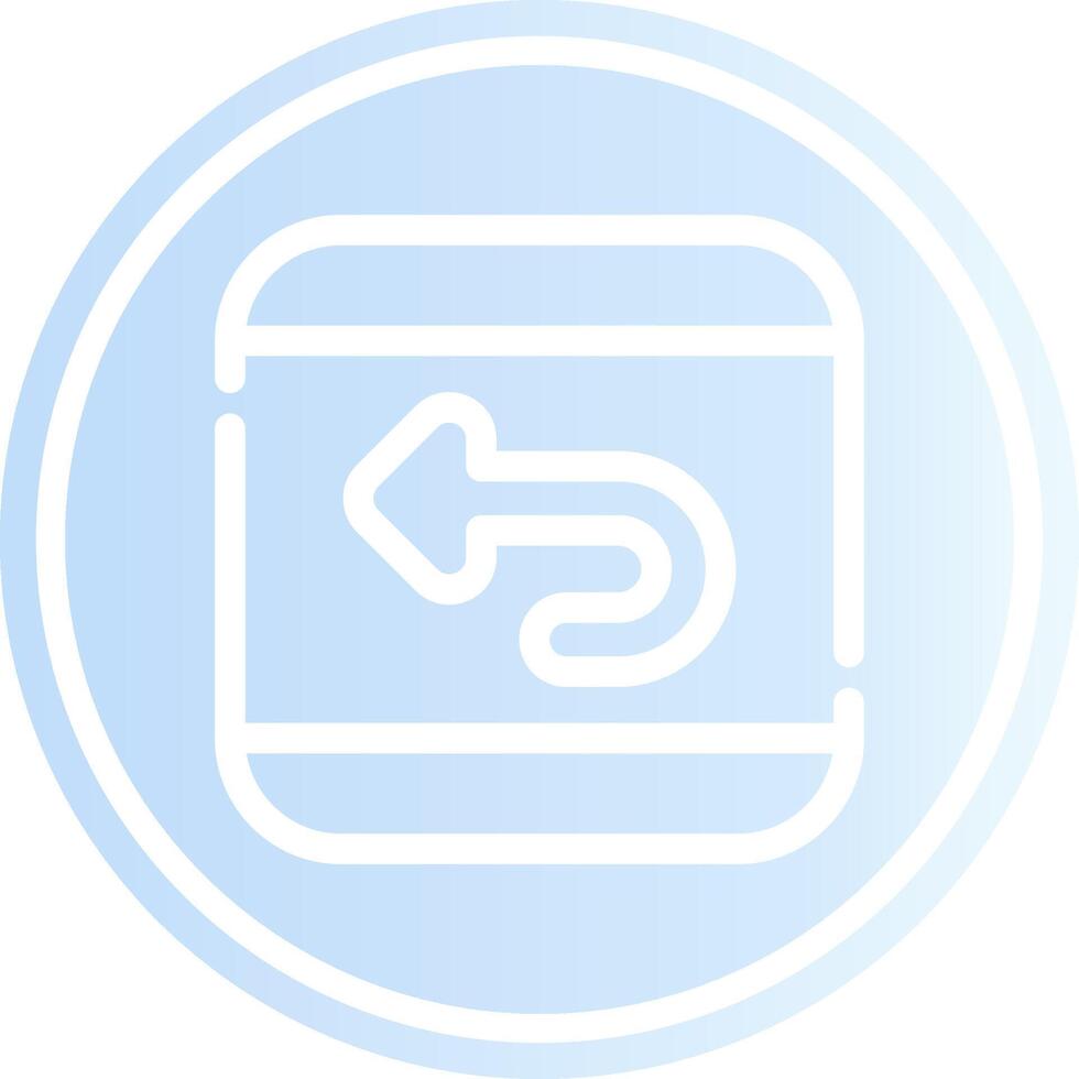 Undo Creative Icon Design vector
