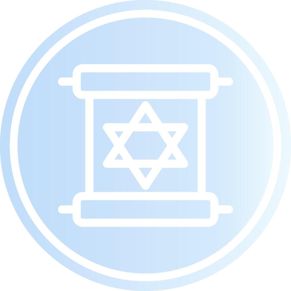 Scroll torah Creative Icon Design vector