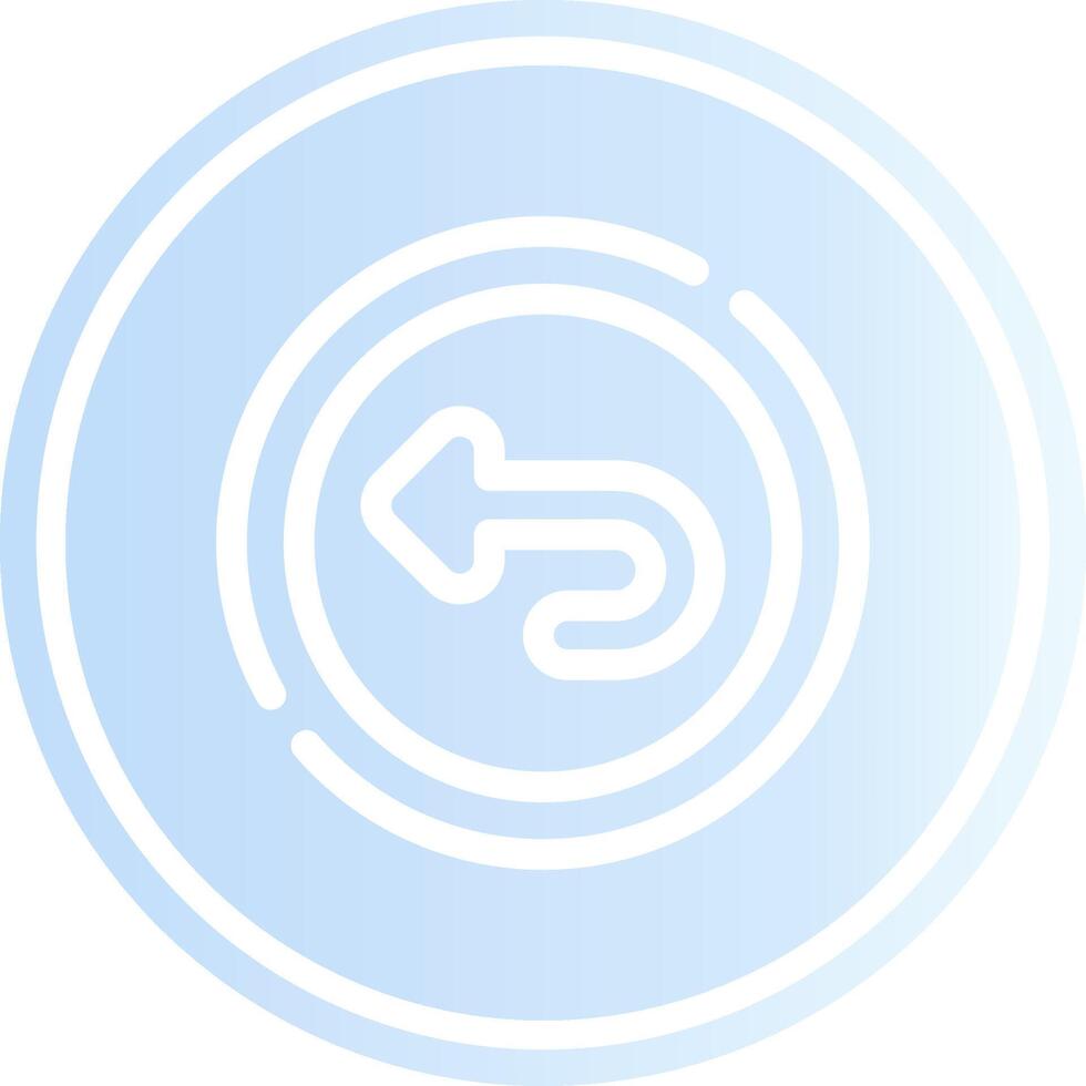 Undo Creative Icon Design vector