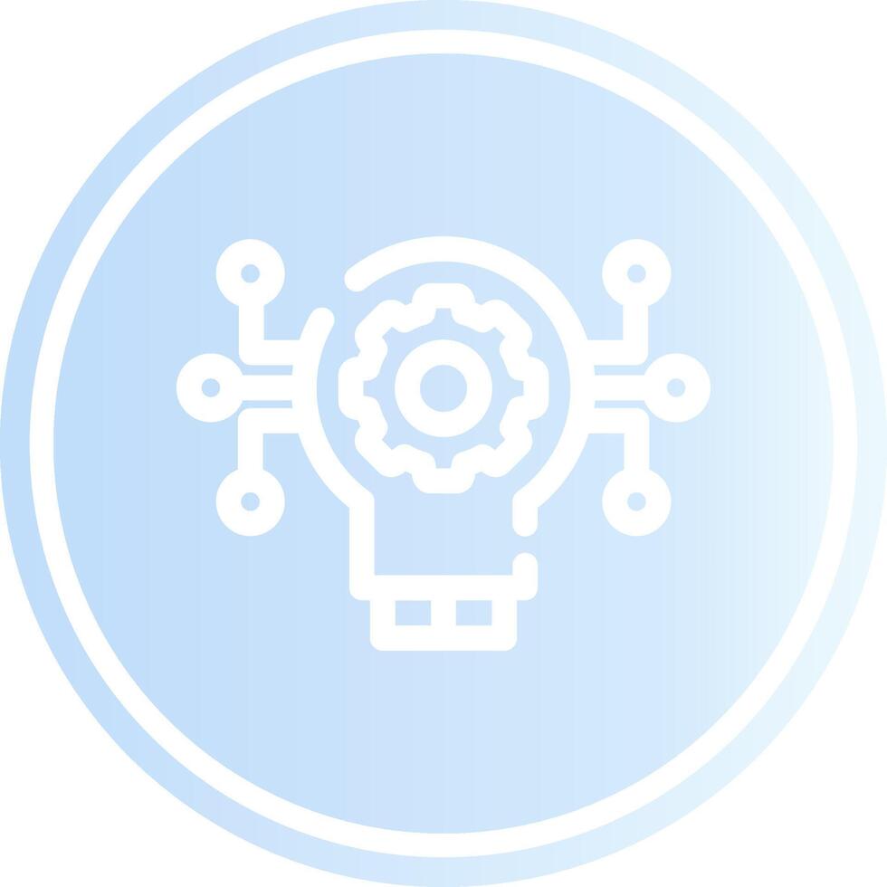 Technology Disruption Creative Icon Design vector