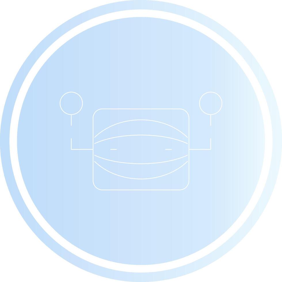 Virtual Assistant Creative Icon Design vector