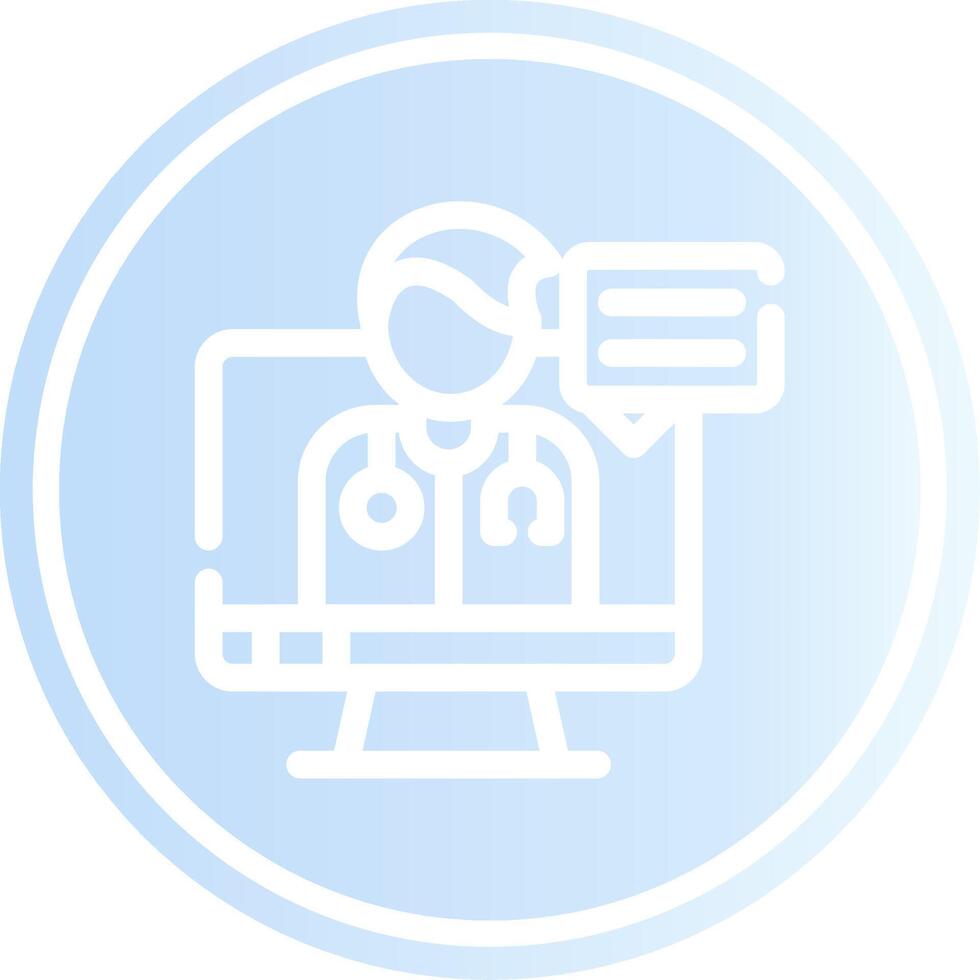 Telemedicine Creative Icon Design vector