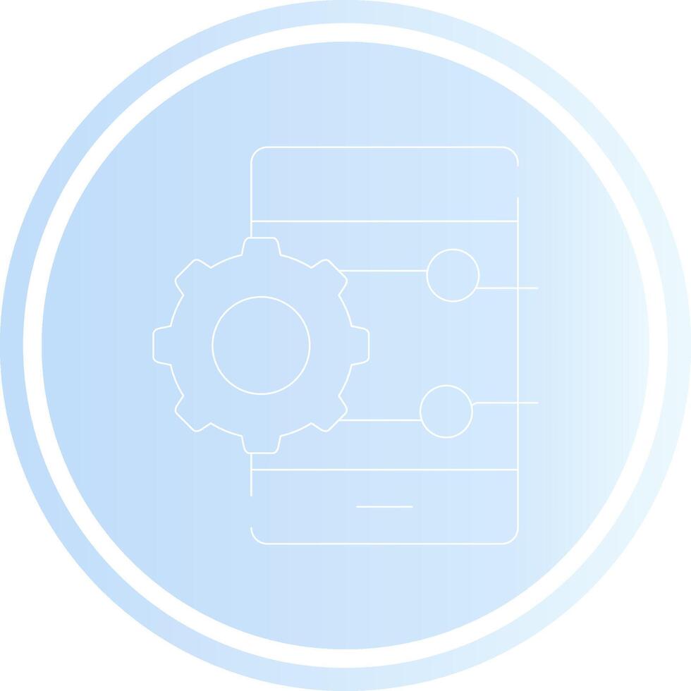 Project Management App Creative Icon Design vector