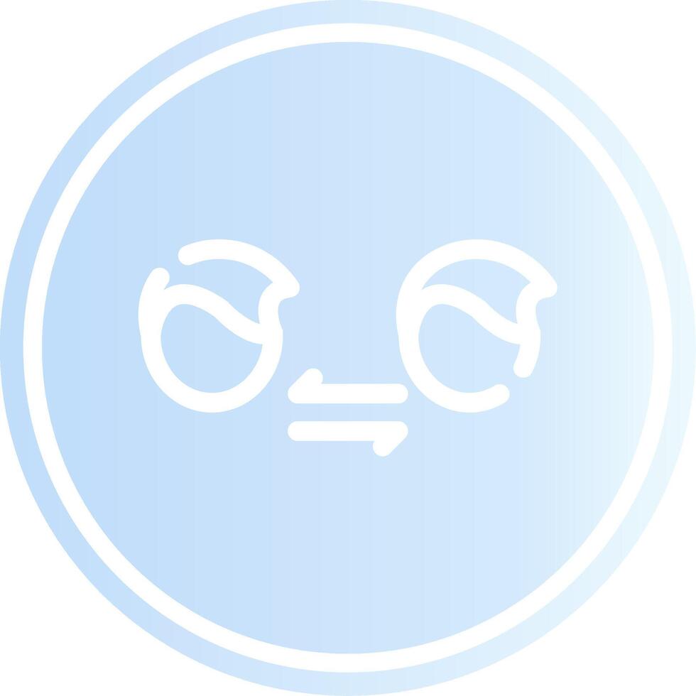 Face to Face Contact Creative Icon Design vector