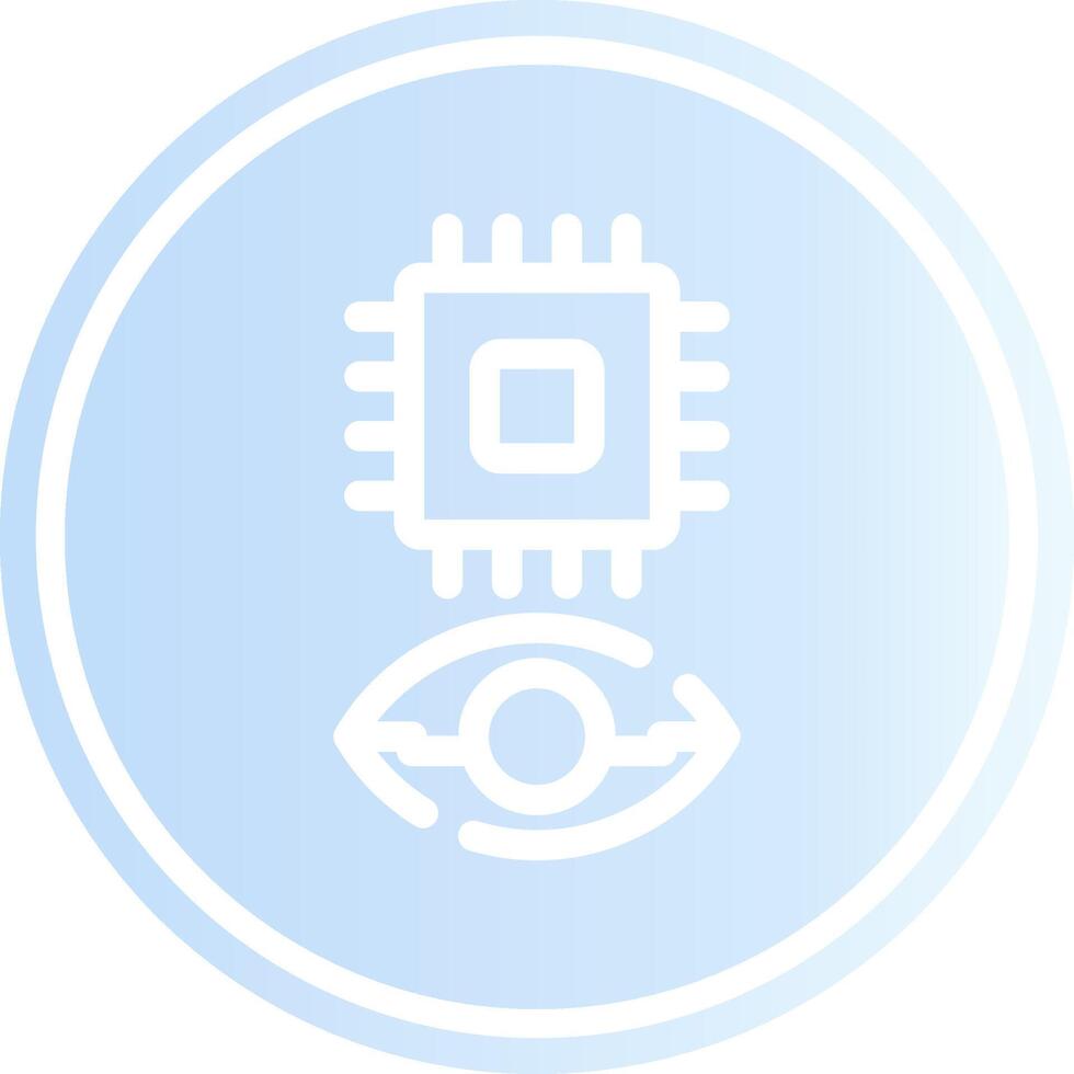 Eye Augmentation Creative Icon Design vector