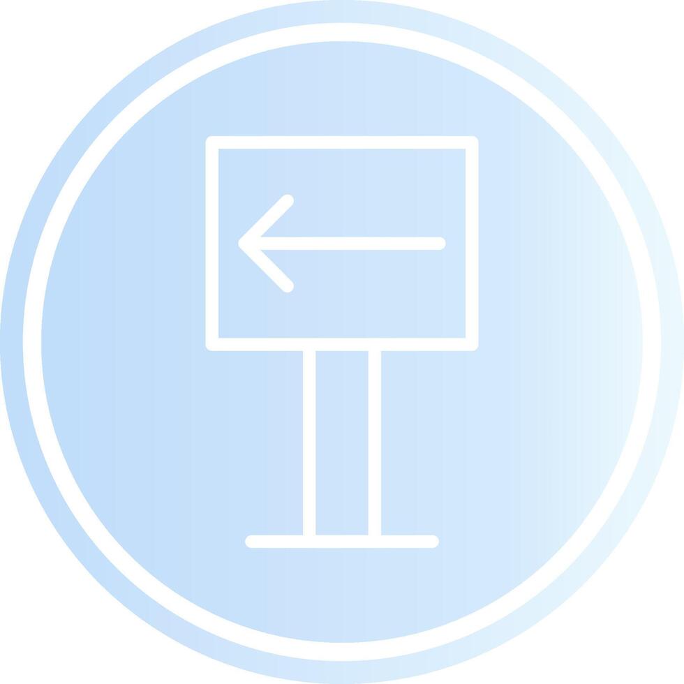 Left Creative Icon Design vector