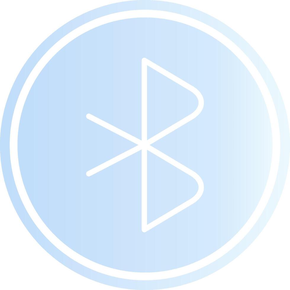 Bluetooth Creative Icon Design vector