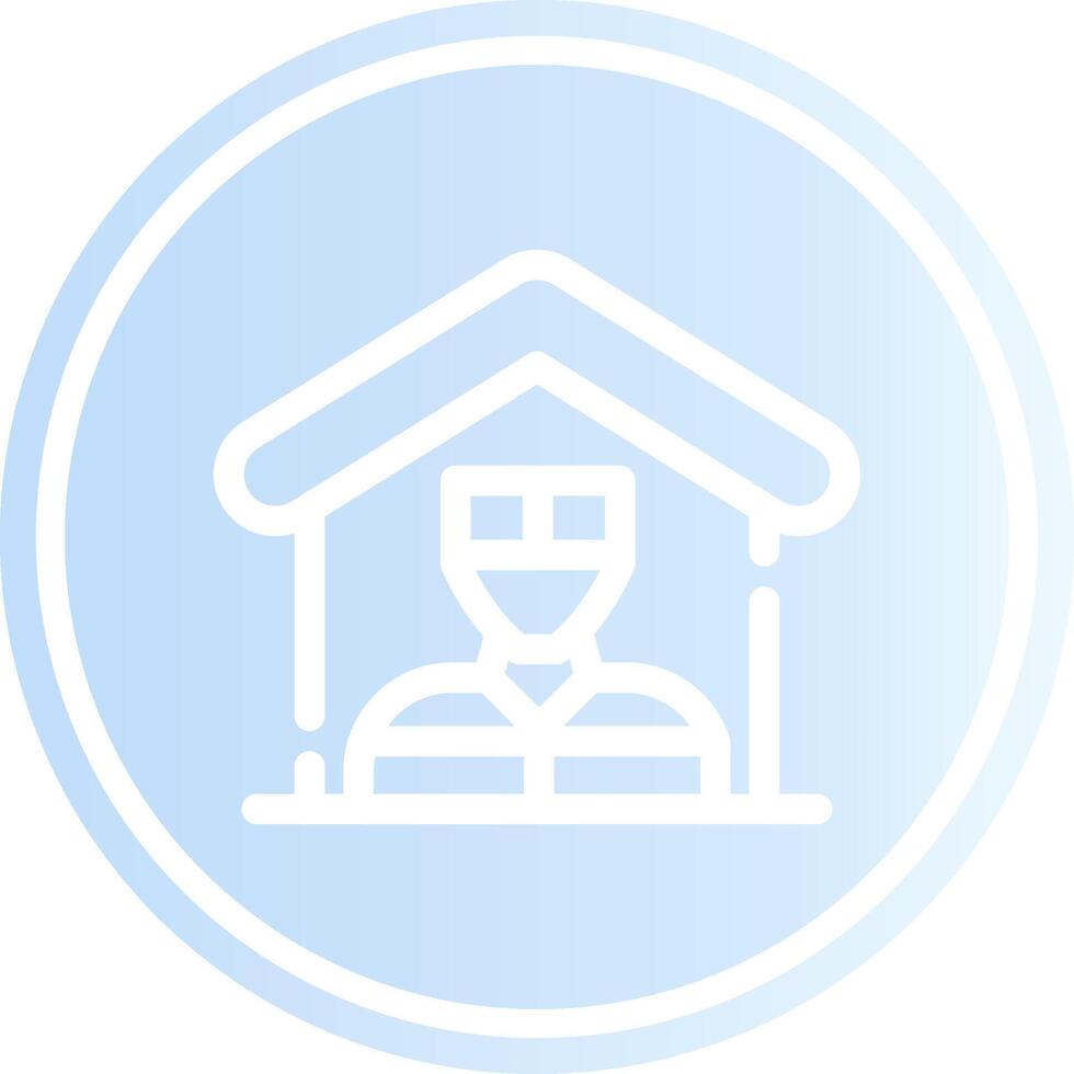 Mortgage Fraud Creative Icon Design vector