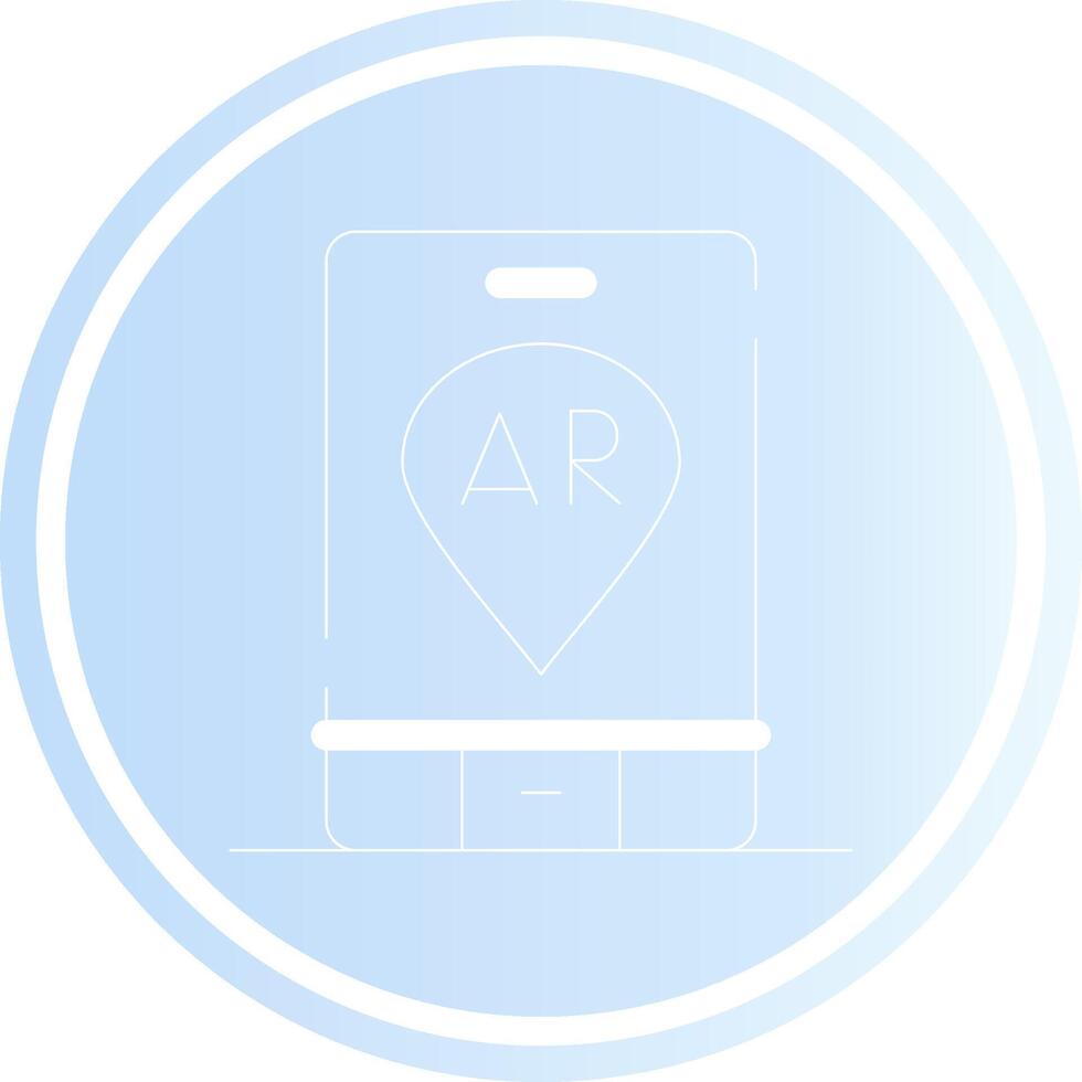 Ar Navigation Creative Icon Design vector