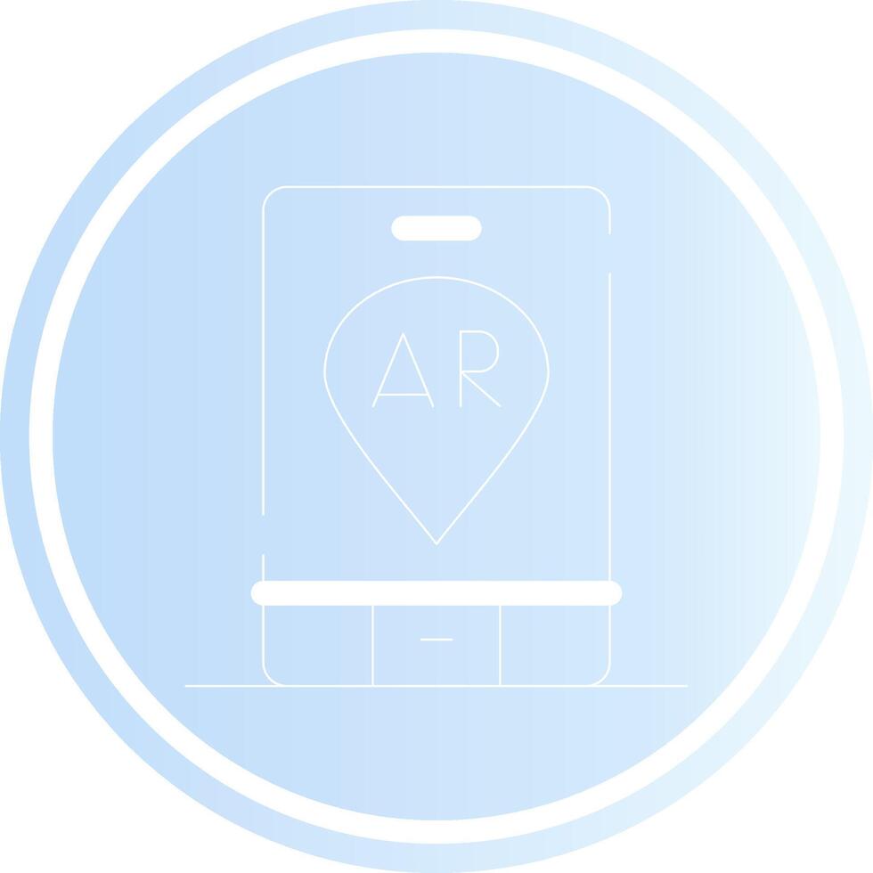 Ar Navigation Creative Icon Design vector