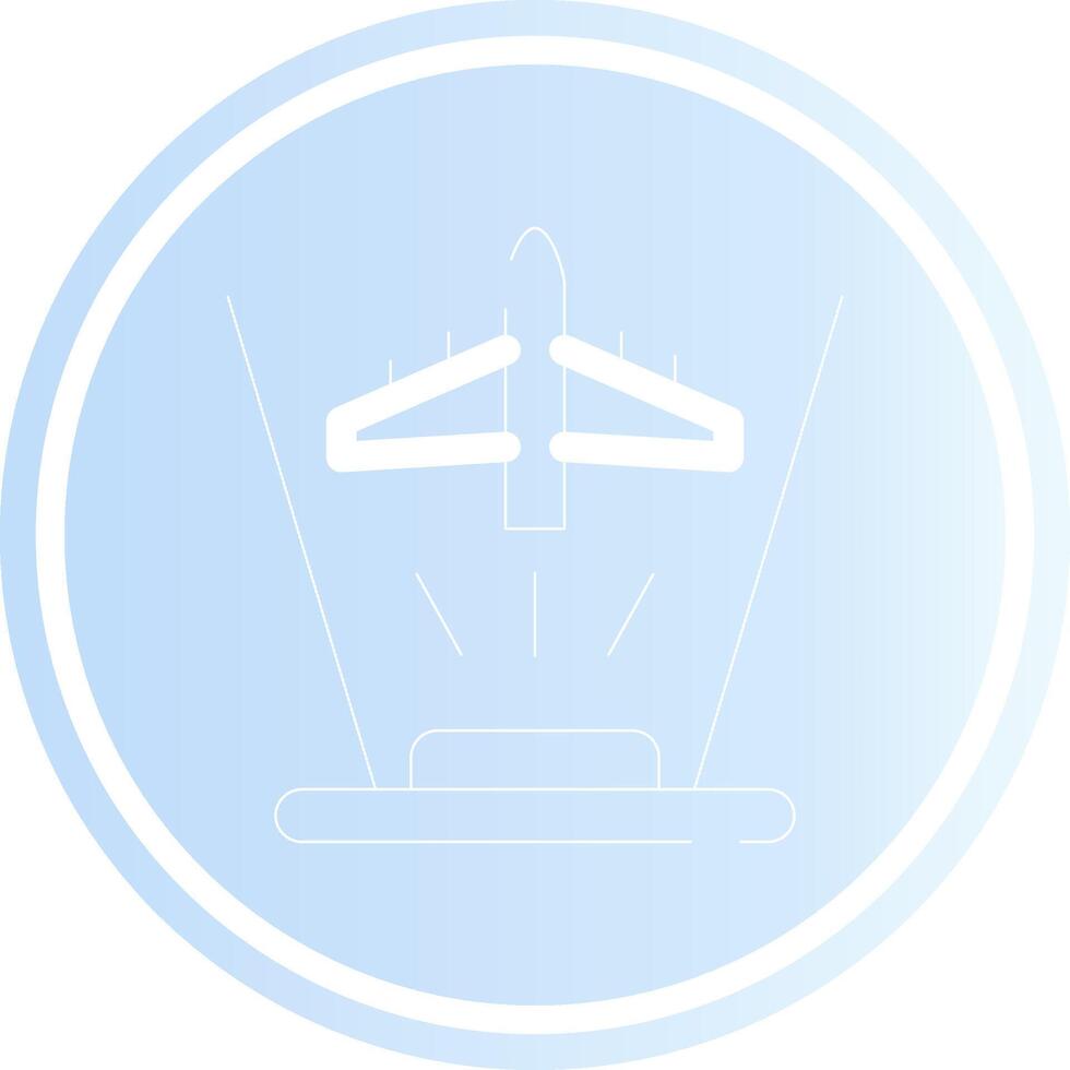 Ar Flight Training Creative Icon Design vector