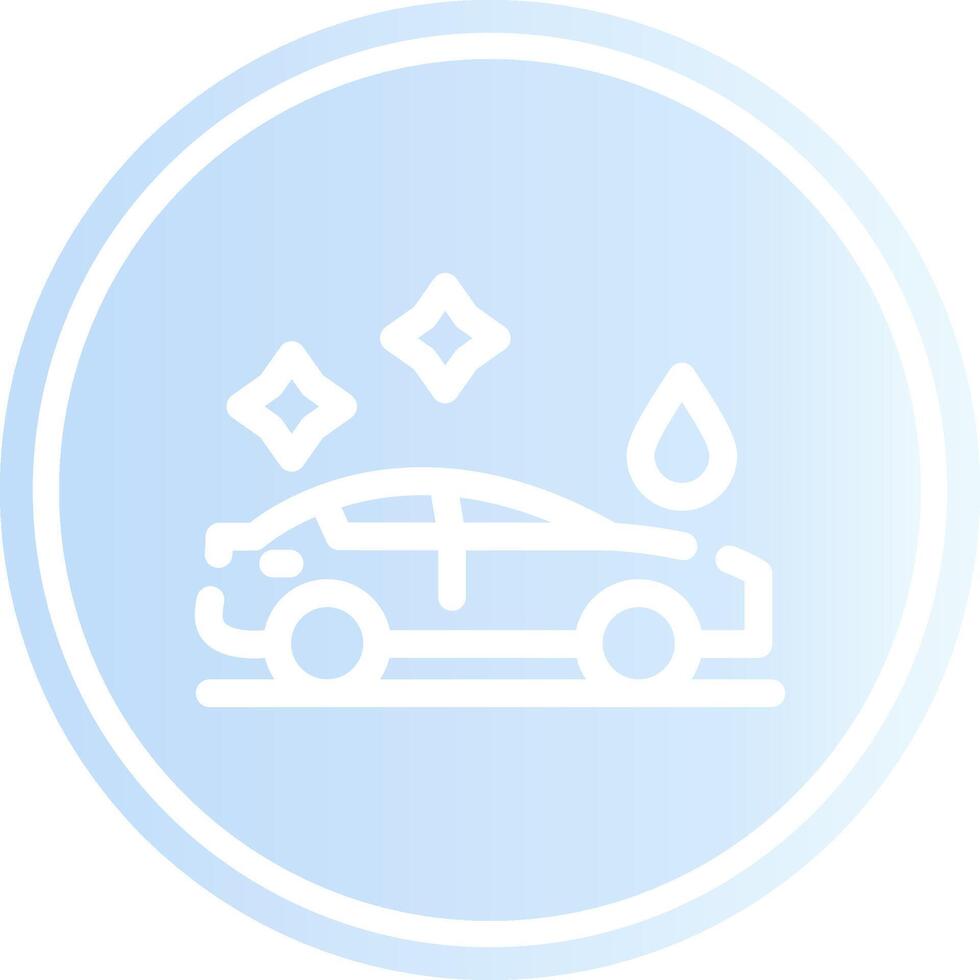 Car Wash Creative Icon Design vector