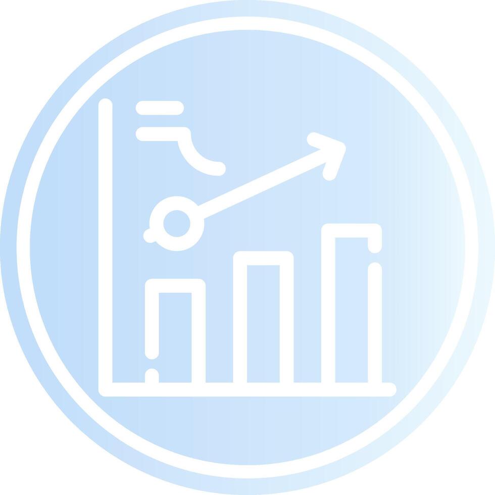 Clustered Bar Creative Icon Design vector