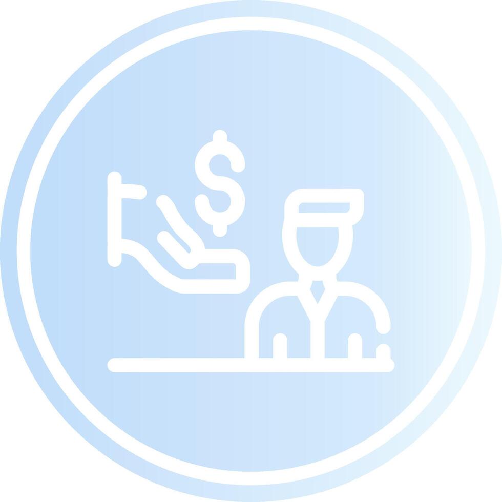 Dealer Prep Fees Creative Icon Design vector