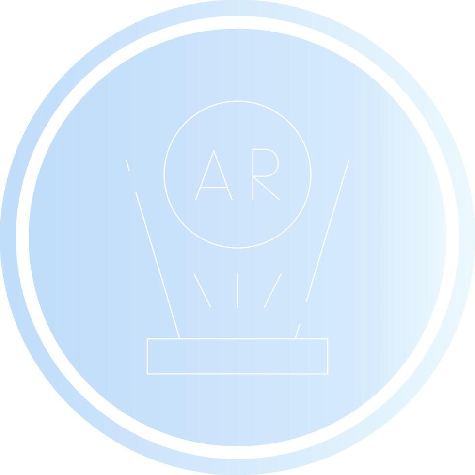 Augmented Reality Creative Icon Design vector