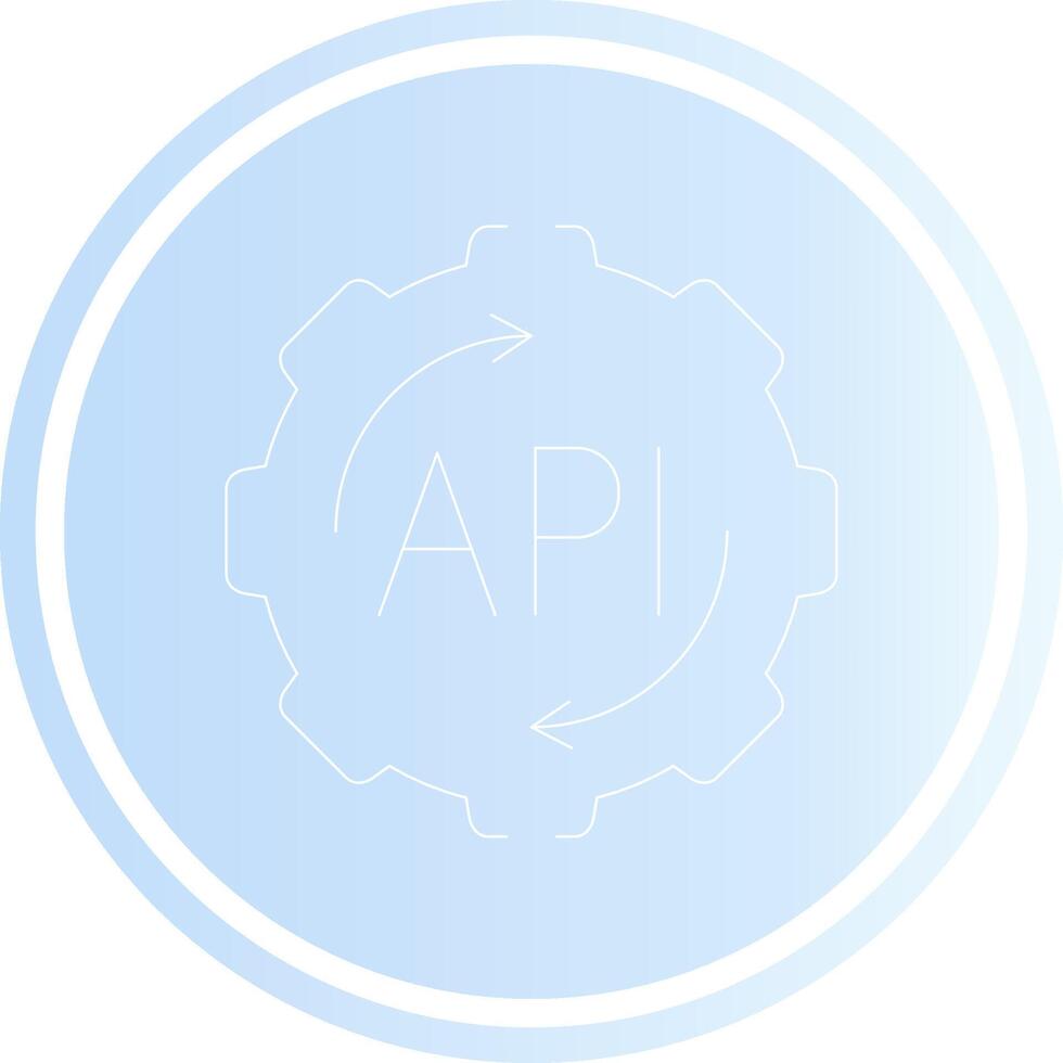 API Creative Icon Design vector