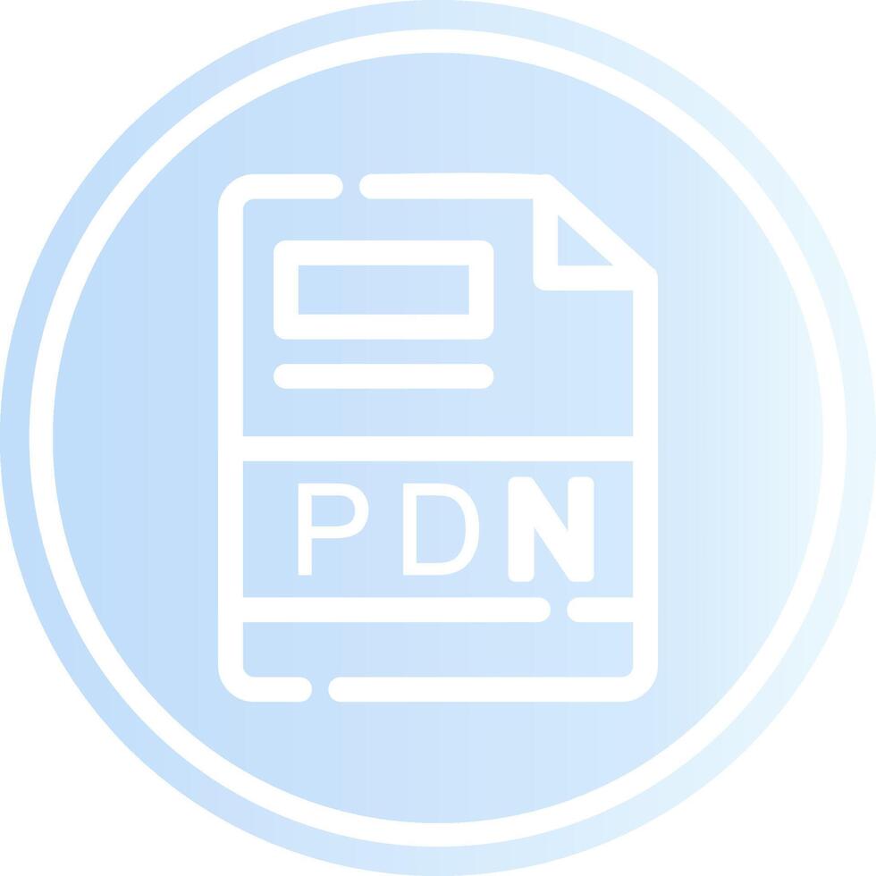 pdn creativo icono diseño vector