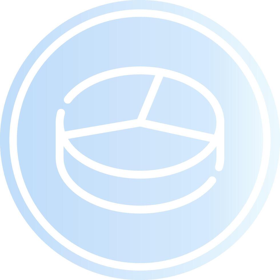 3D Pie Creative Icon Design vector