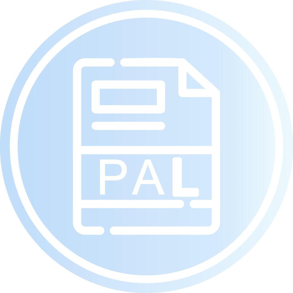 PAL Creative Icon Design vector