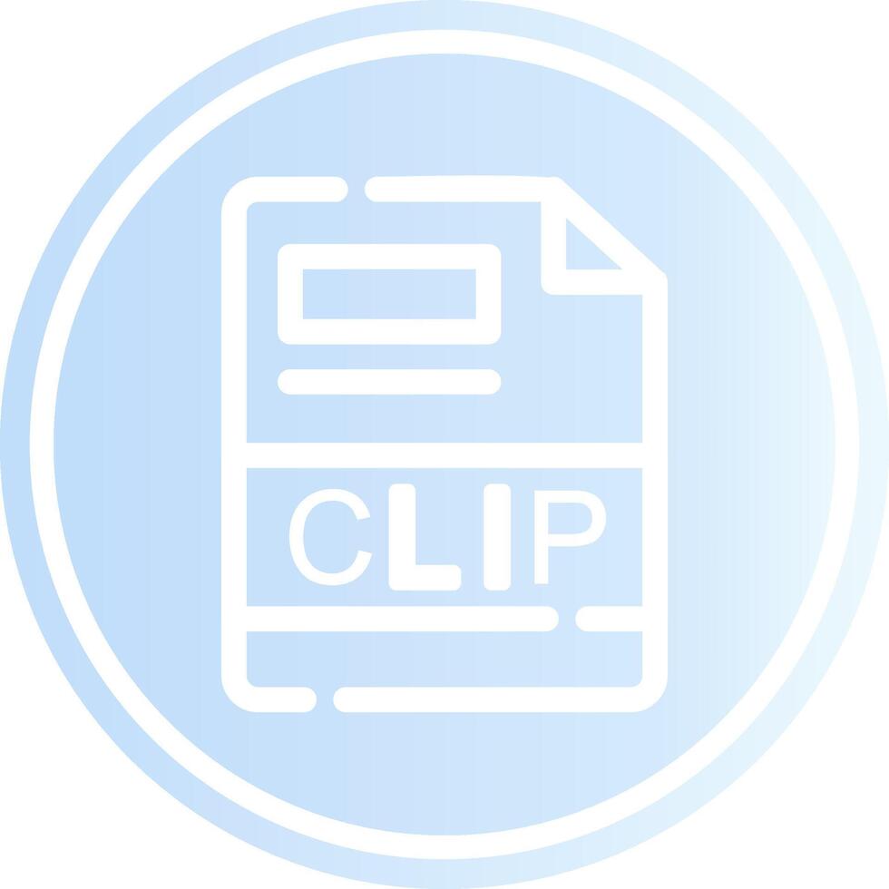 CLIP Creative Icon Design vector